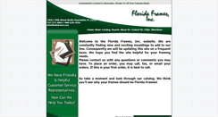 Desktop Screenshot of floridaframes.com